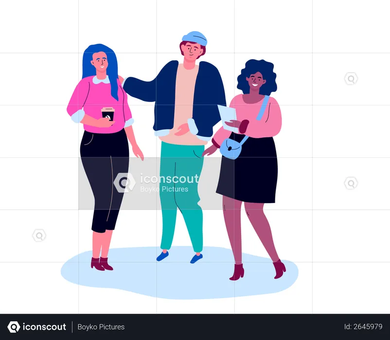 Business colleagues  Illustration