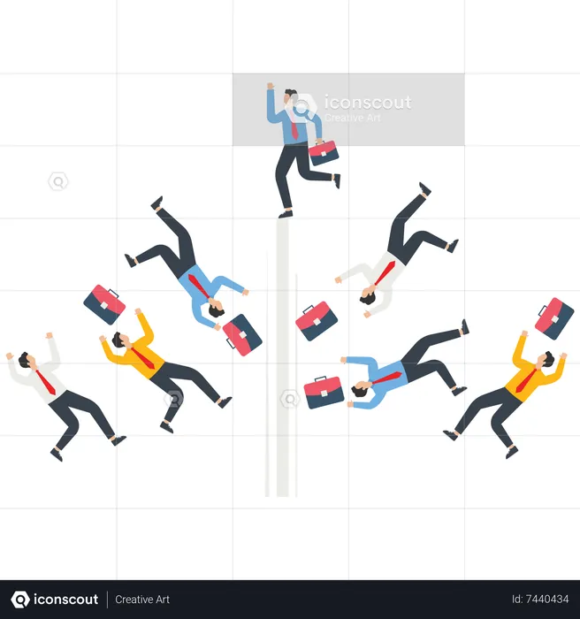 Business competition and business opportunity  Illustration