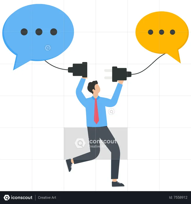 Business connection  Illustration