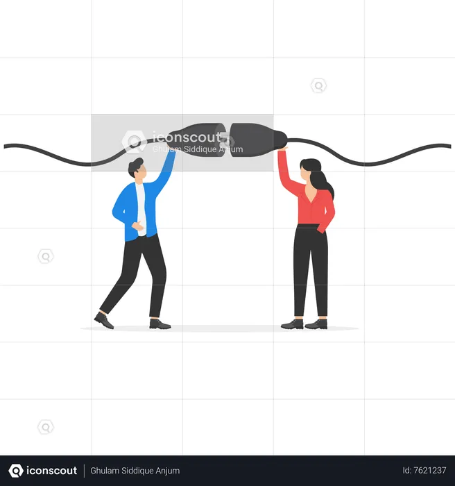 Business Connection  Illustration