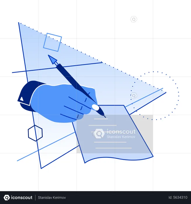 Business contract  Illustration