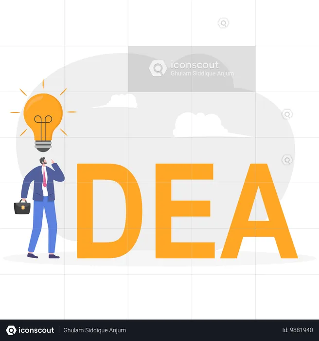 Business creating idea  Illustration