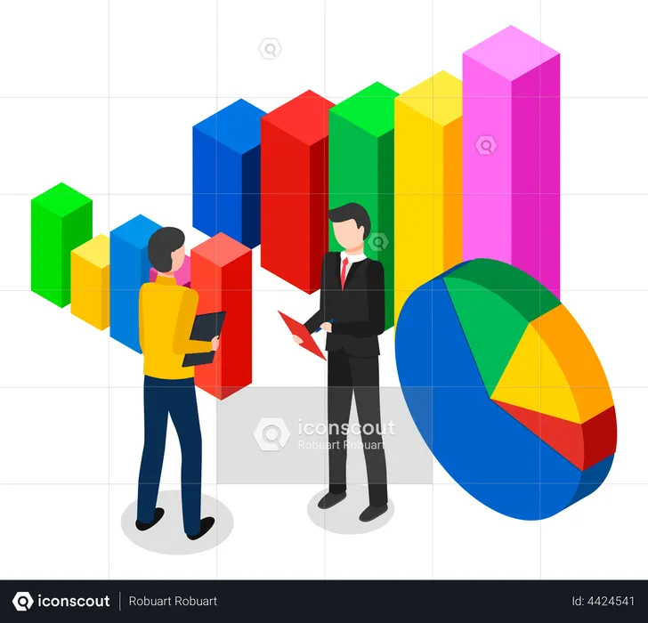 Business data  Illustration