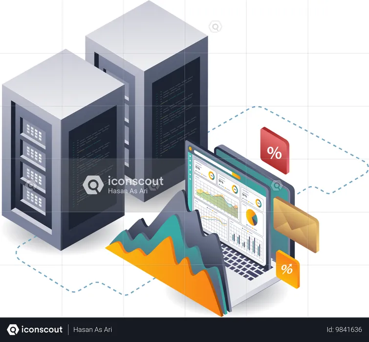 Business Data Analysis for Server Development  Illustration