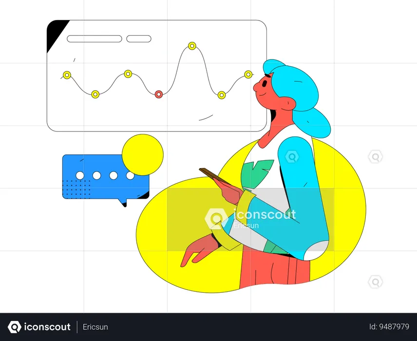 Business data analysis  Illustration