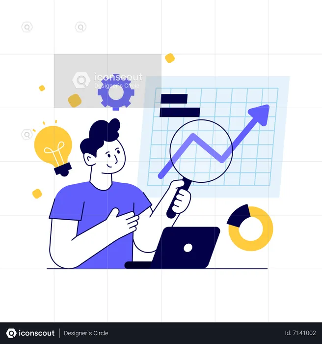 Business Data  Illustration