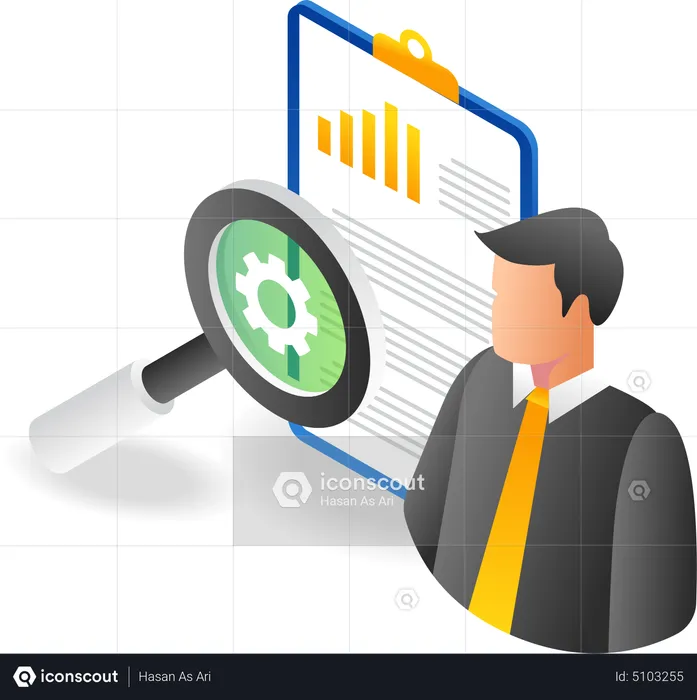 Business data  Illustration