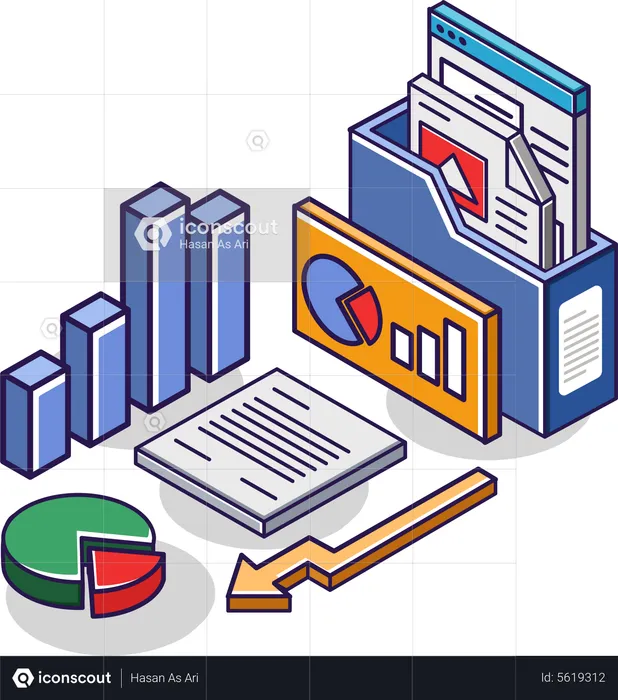 Business data  Illustration