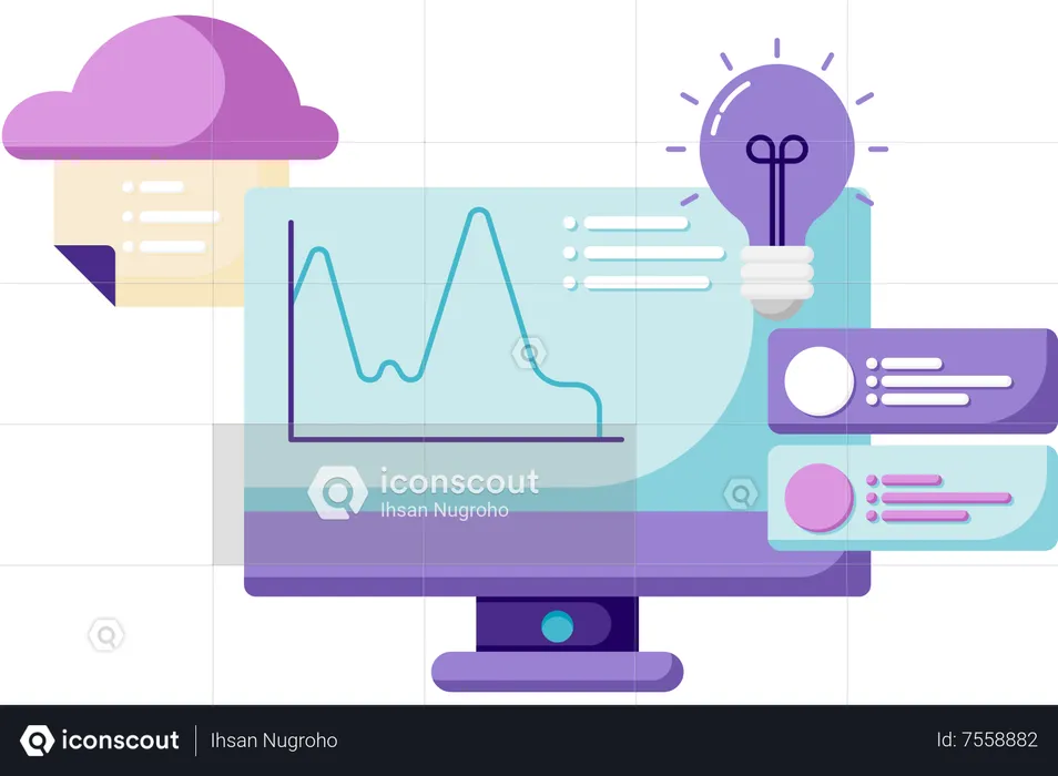 Business Data  Illustration