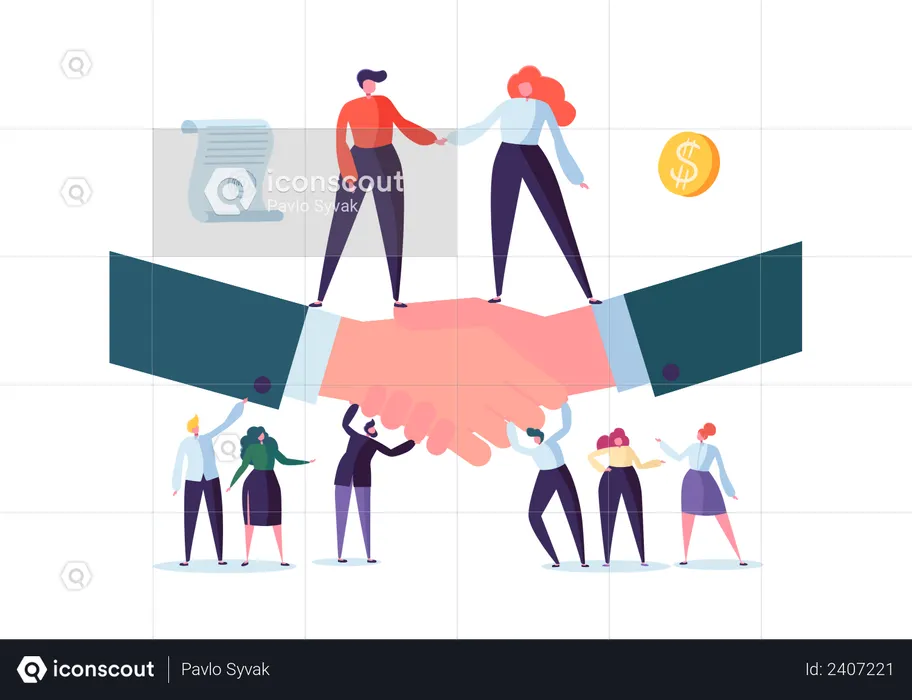 Business deal  Illustration