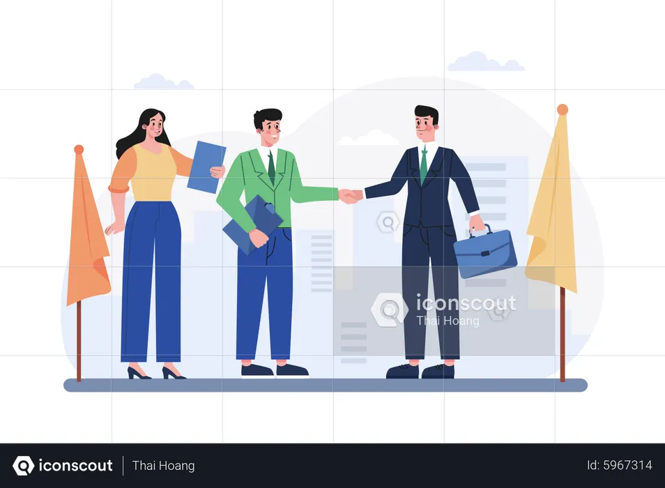 Business Deal  Illustration