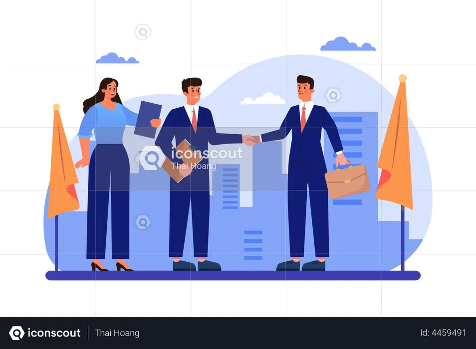 Business Deal  Illustration