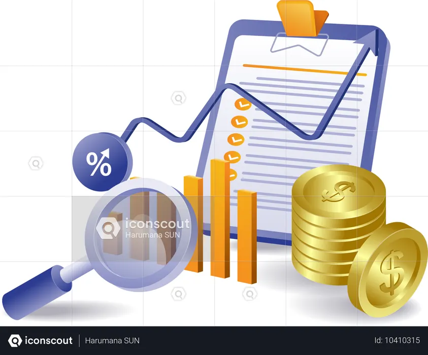 Business development analysis checklist  Illustration