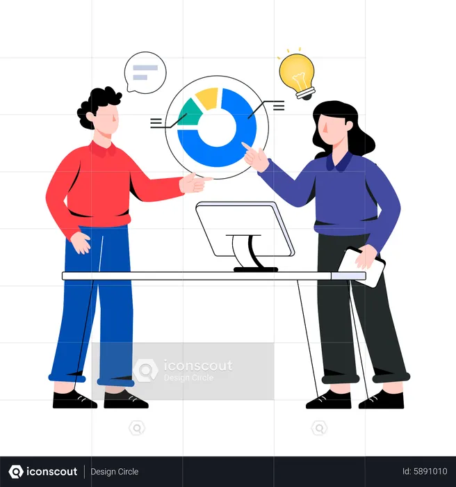 Business Discussion  Illustration