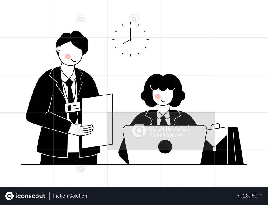 Business Employee  Illustration