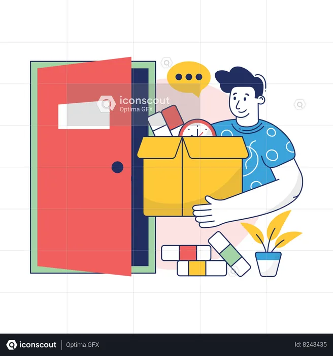 Business Employee Layoff  Illustration