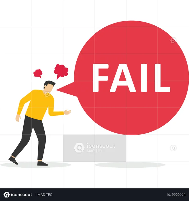 Business failure  Illustration