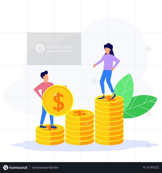 Business financer  Illustration