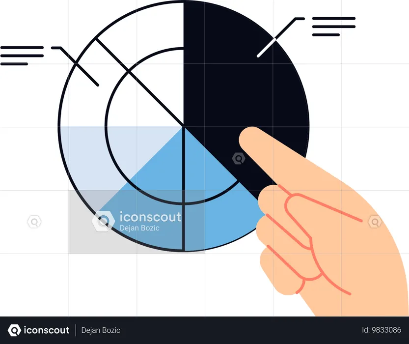 Business graph  Illustration