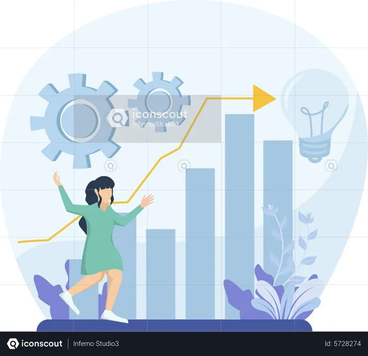 Business Growth Analysis  Illustration