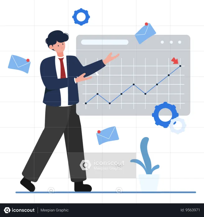 Business Growth Analysis  Illustration