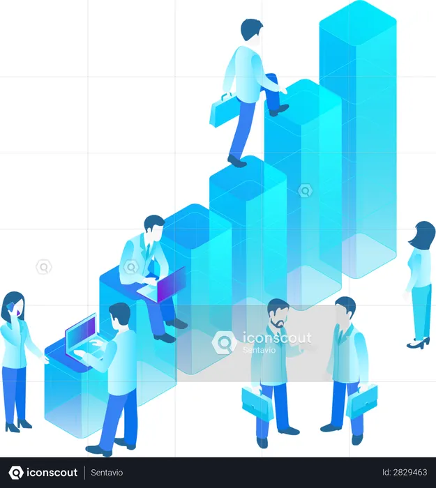 Business growth  Illustration