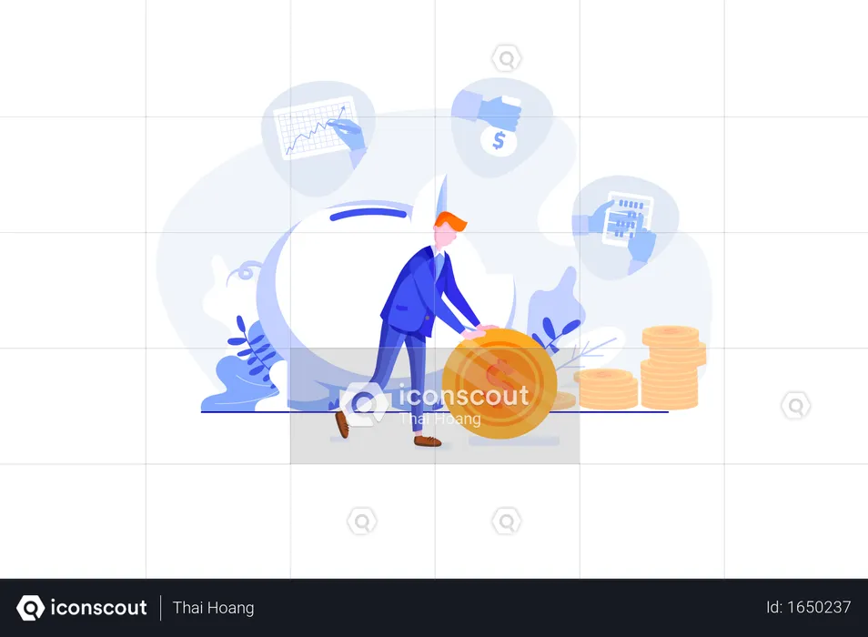 Business growth  Illustration