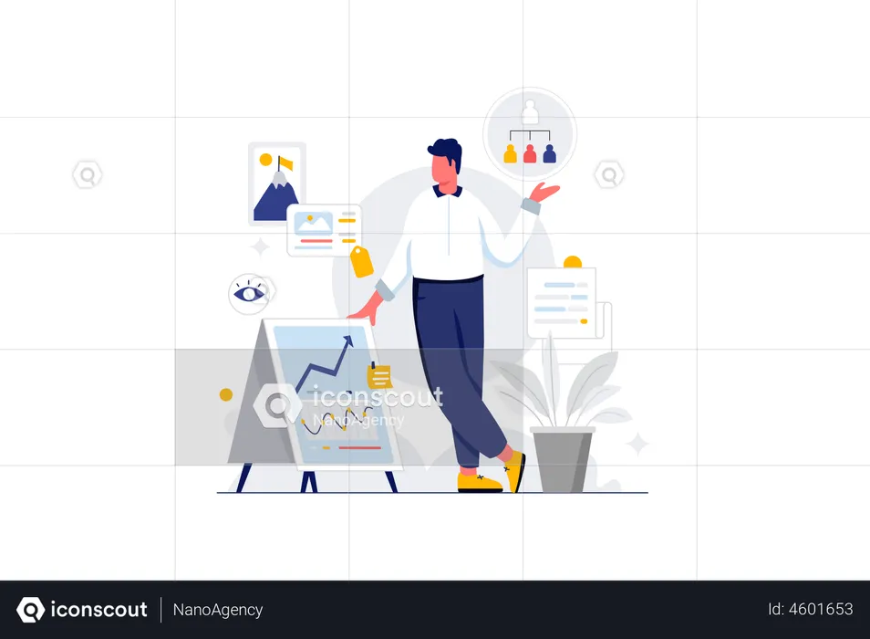 Business growth  Illustration