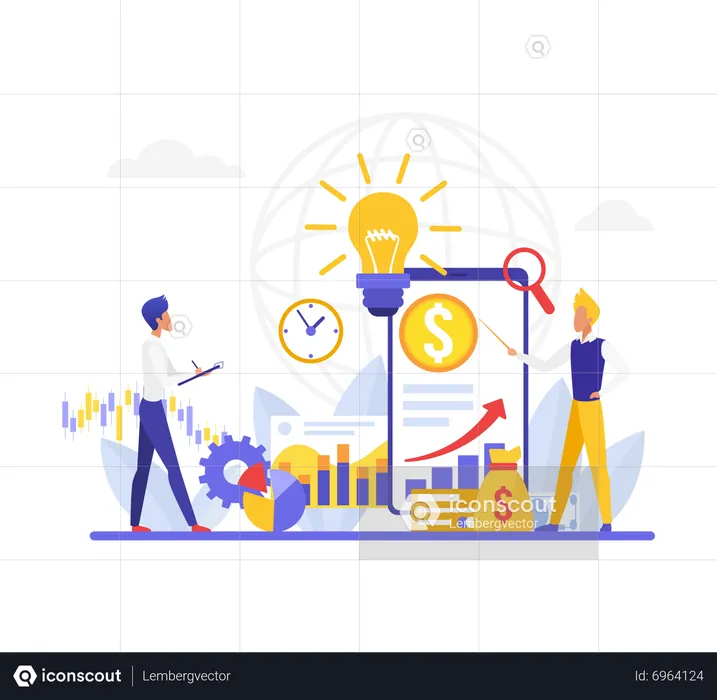 Business growth  Illustration