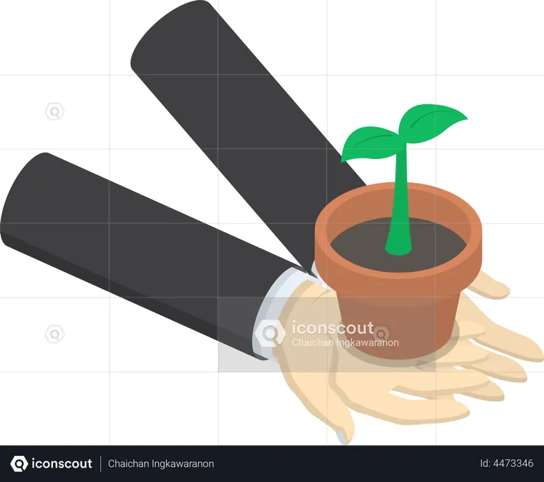 Business growth  Illustration