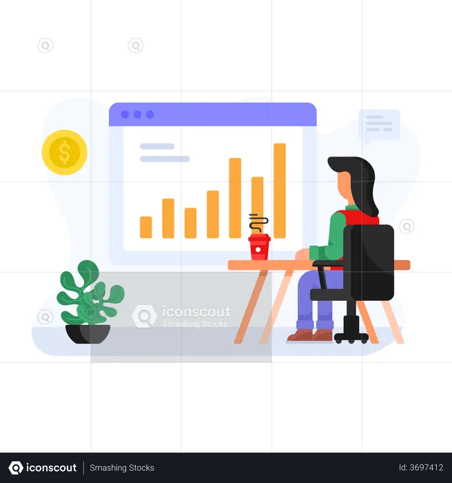 Business Growth  Illustration