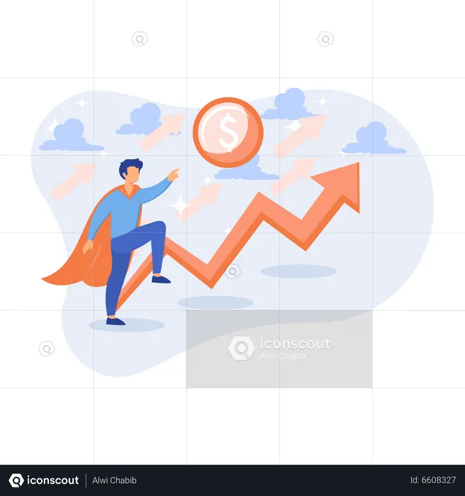 Business growth  Illustration