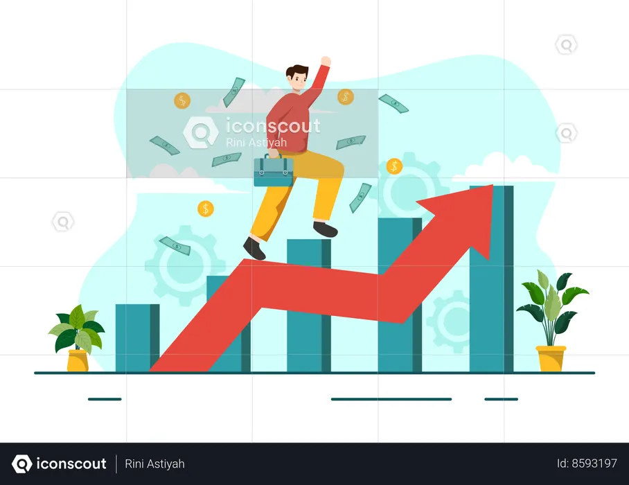 Business Growth  Illustration