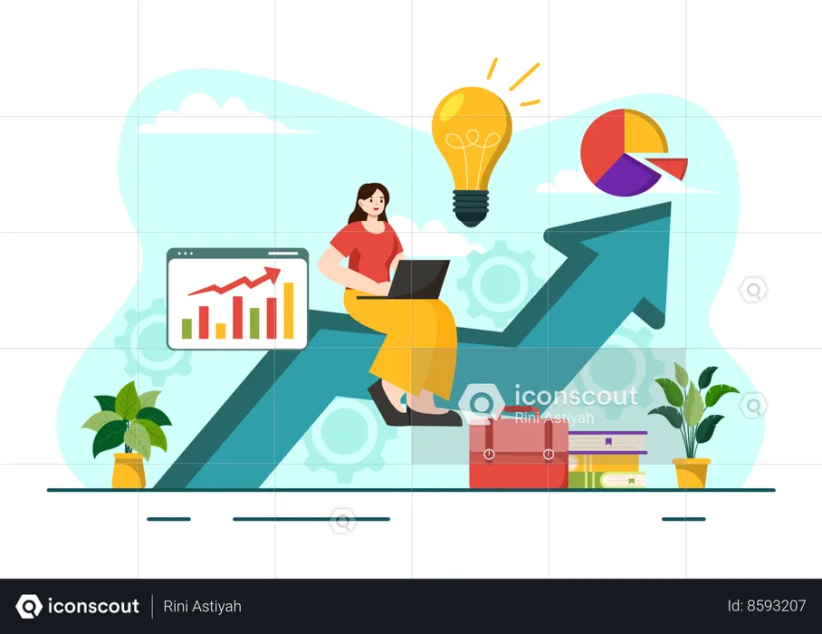 Business Growth  Illustration