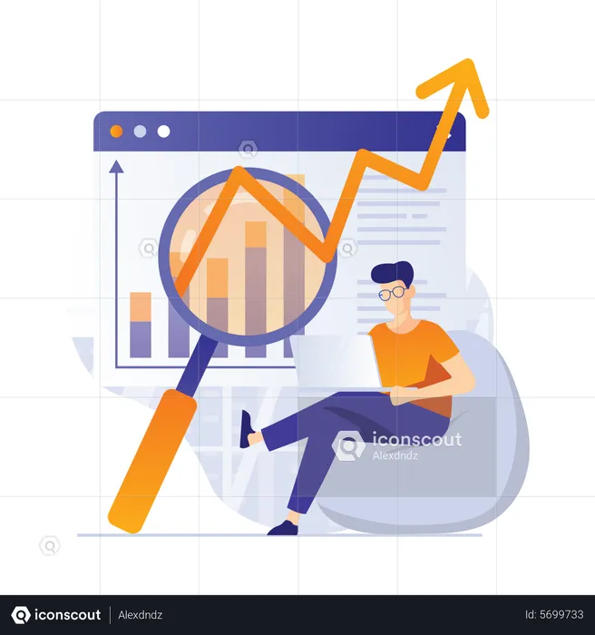 Business growth  Illustration