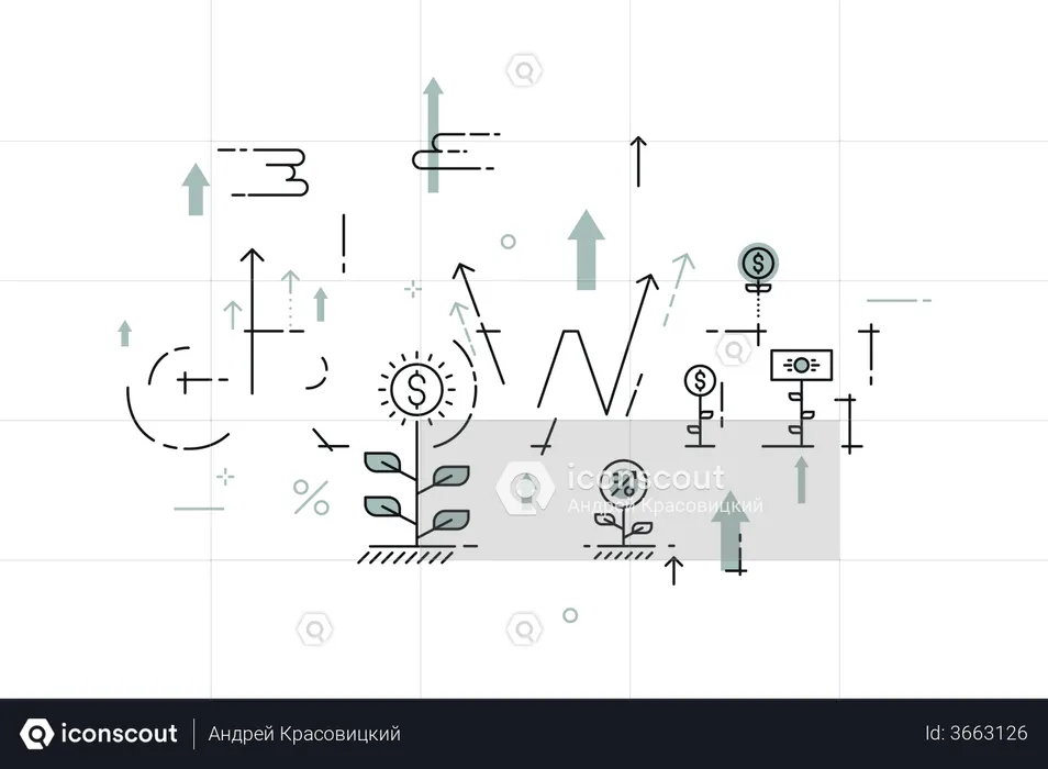 Business Growth  Illustration