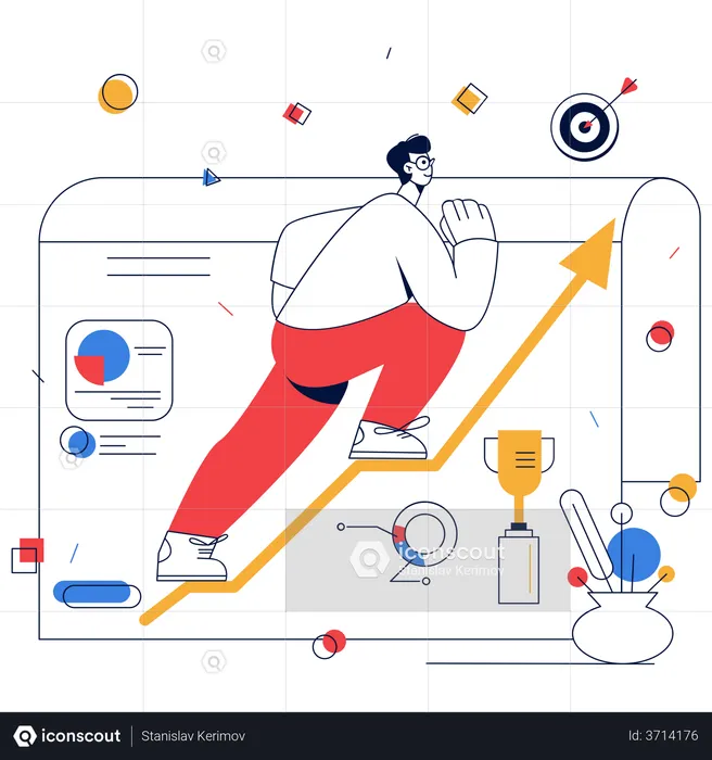 Business Growth  Illustration