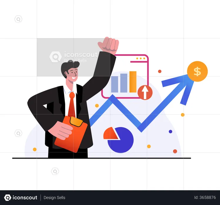 Business growth  Illustration