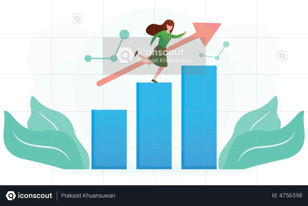 Business Growth  Illustration