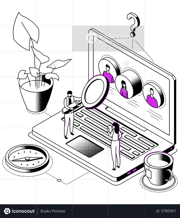 Business Hiring  Illustration