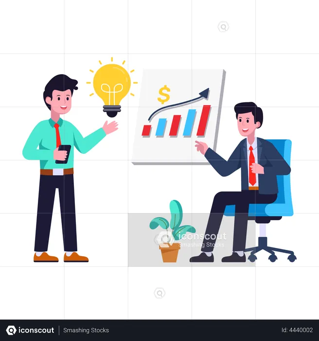 Business Idea Analysis  Illustration