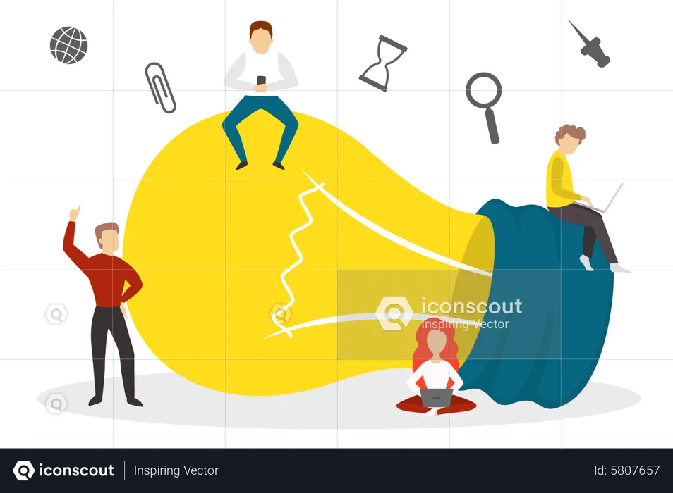 Business Idea  Illustration