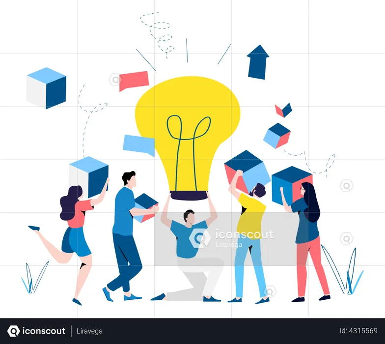 Business idea  Illustration