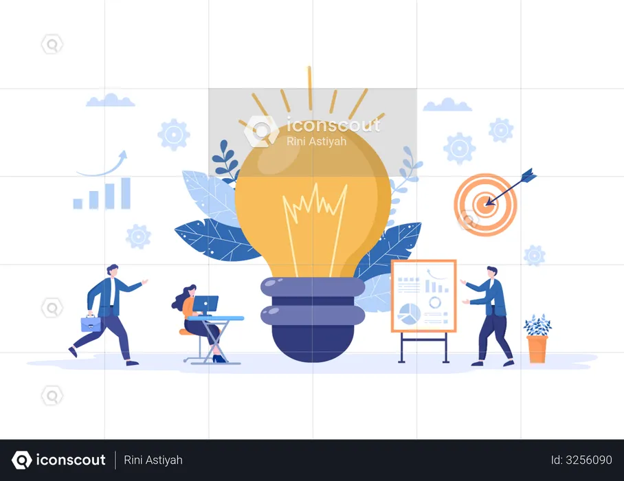 Business Idea  Illustration