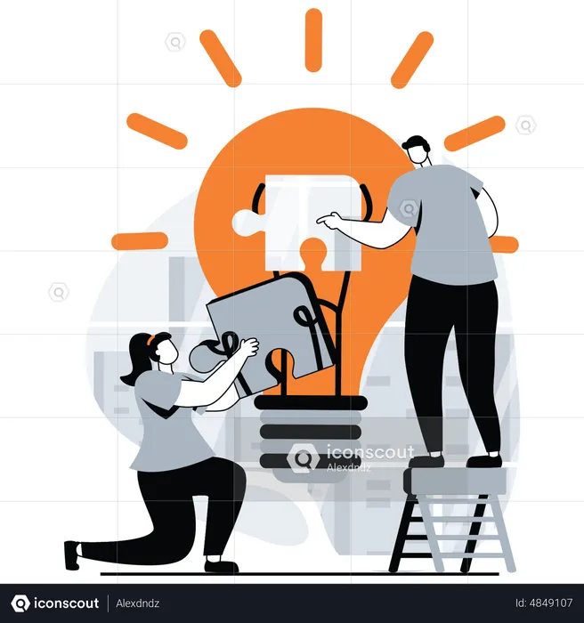 Business idea  Illustration