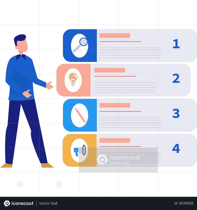 Business infographics  Illustration