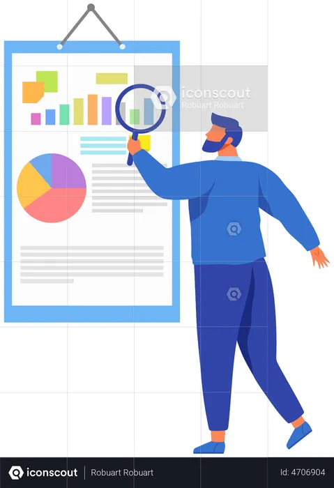 Business Information Analysis  Illustration