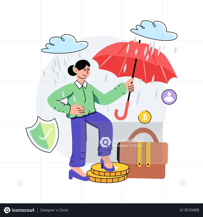 Business Insurance  Illustration