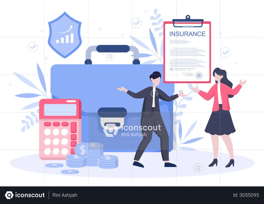 Business insurance policy  Illustration