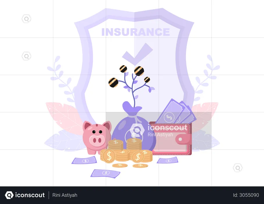 Business insurance policy  Illustration